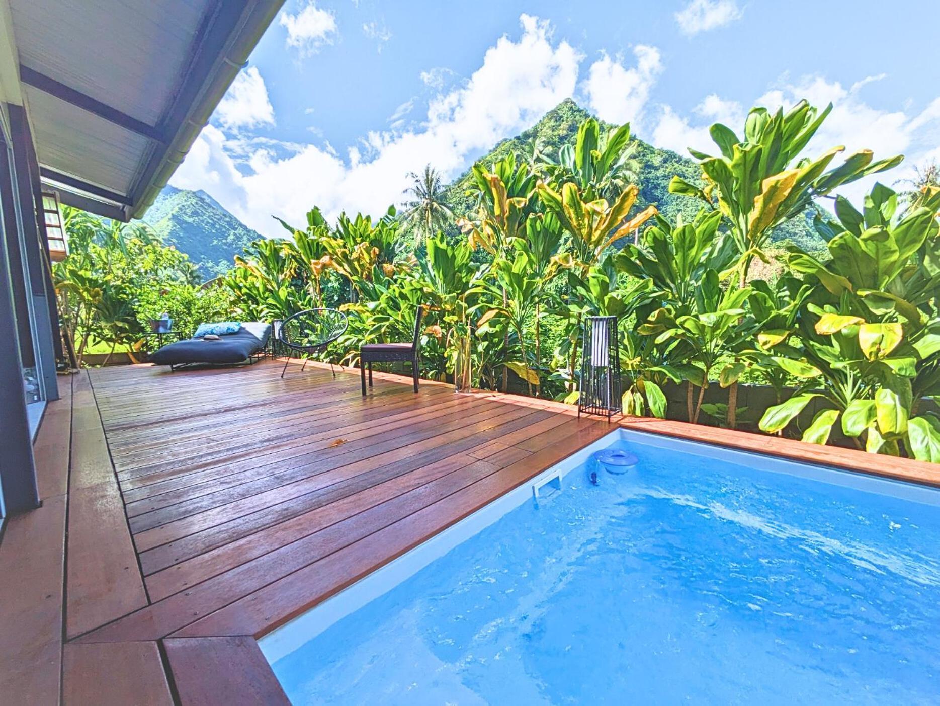 Natura Om Teahupoo Surf Lodge Toanoano المظهر الخارجي الصورة